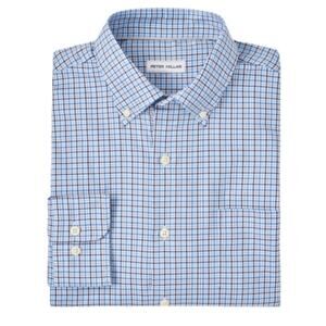 Peter Millar Albert Cotton-Stretch Sport Shirt - XXL